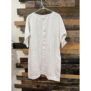 NotPerfectLinen boho lagenlook midi dress size S/M